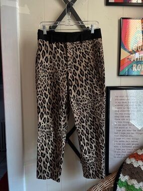Frame Leopard Print Pants